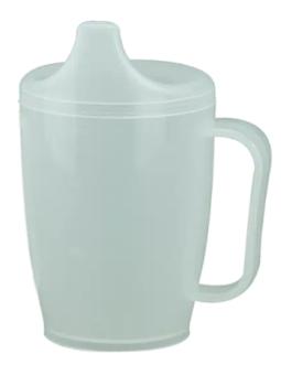Trinkbecher, mit Griff, 12mm Tülle
